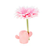 A small Jesmonite cactus measuring 7cm in height coloured with baby pink pigment.
